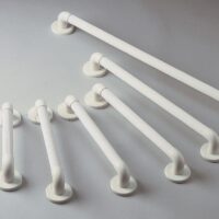 White Plastic Grab-Rail